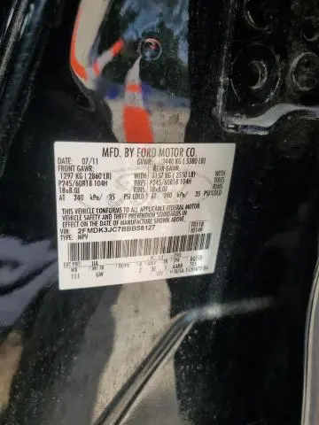 2011 FORD EDGE SEL  