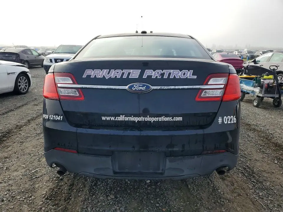 2013 FORD TAURUS POLICE INTERCEPTOR  