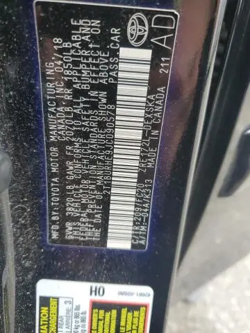 2018 TOYOTA COROLLA L  