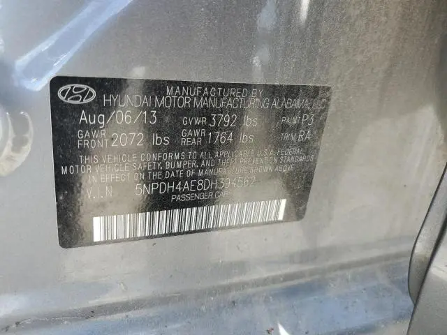 2013 HYUNDAI ELANTRA GLS  