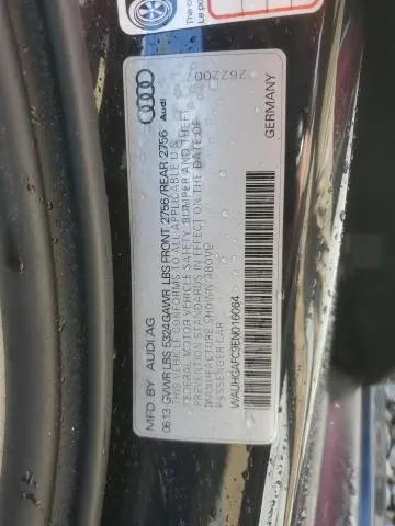 2014 AUDI A6 PRESTIGE  