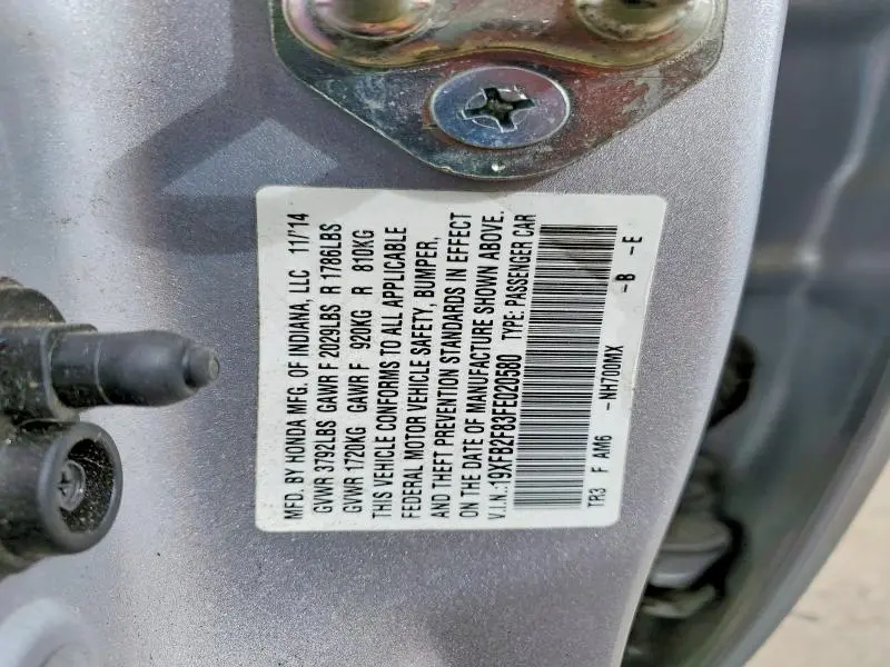 2015 HONDA CIVIC EX  