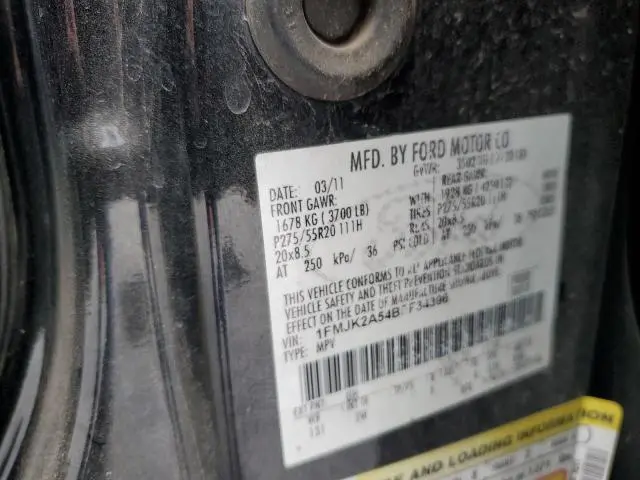 2011 FORD EXPEDITION EL LIMITED  