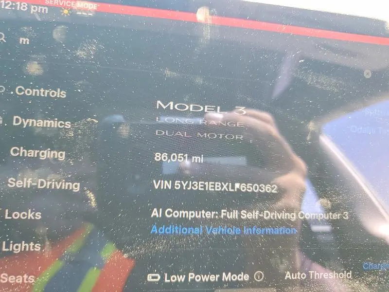 2020 TESLA MODEL 3   
