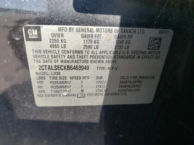 2011 GMC TERRAIN SLE  