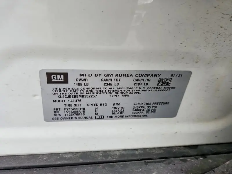 2021 BUICK ENCORE PREFERRED  