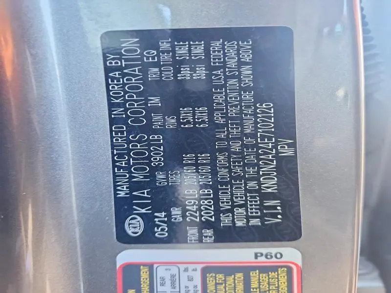2014 KIA SOUL BASE  