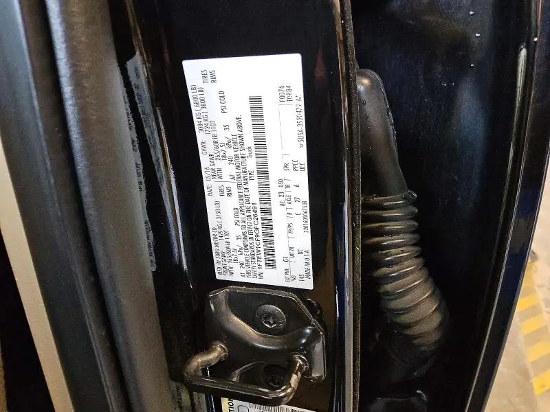 2016 FORD F150 SUPERCREW  