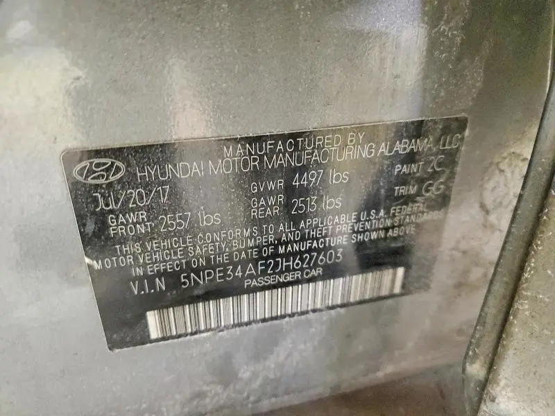 2018 HYUNDAI SONATA SPORT  