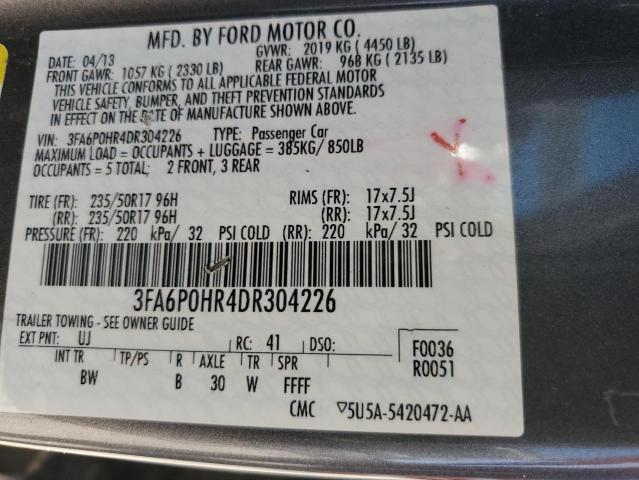 2013 FORD FUSION SE