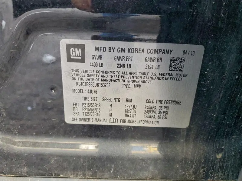 2013 BUICK ENCORE CONVENIENCE  