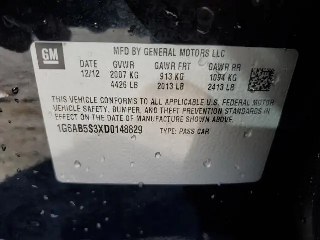 2013 CADILLAC ATS LUXURY  