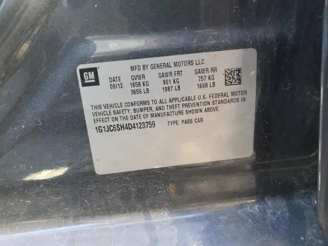 2013 CHEVROLET SONIC LT