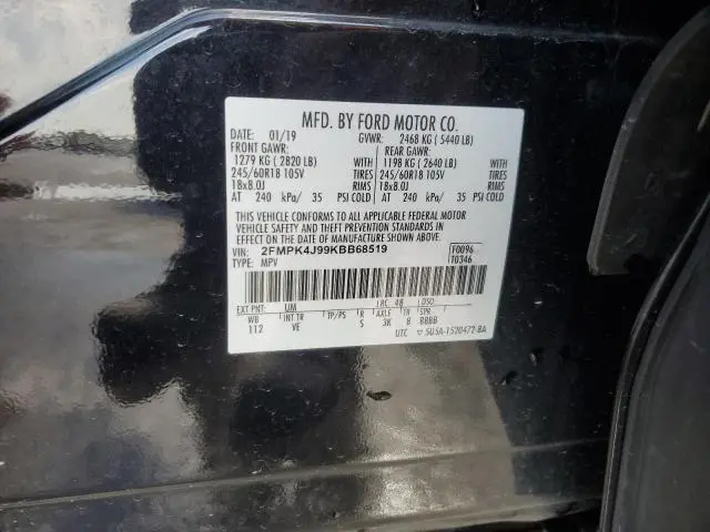 2019 FORD EDGE SEL