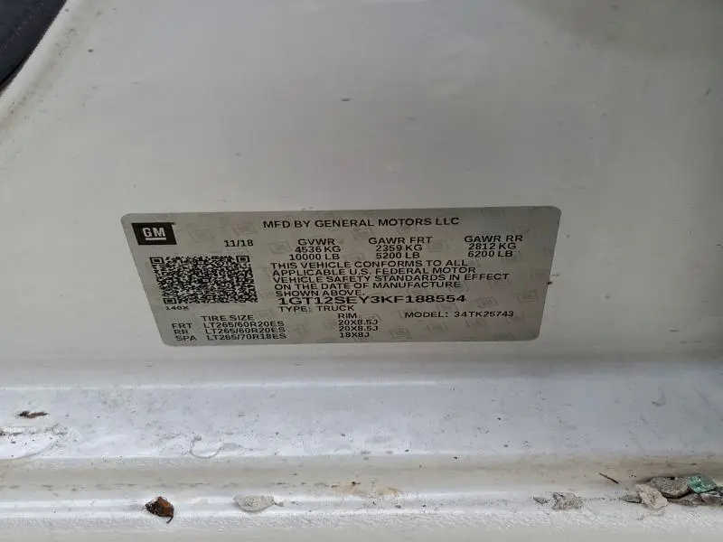 2019 GMC SIERRA K2500 DENALI  