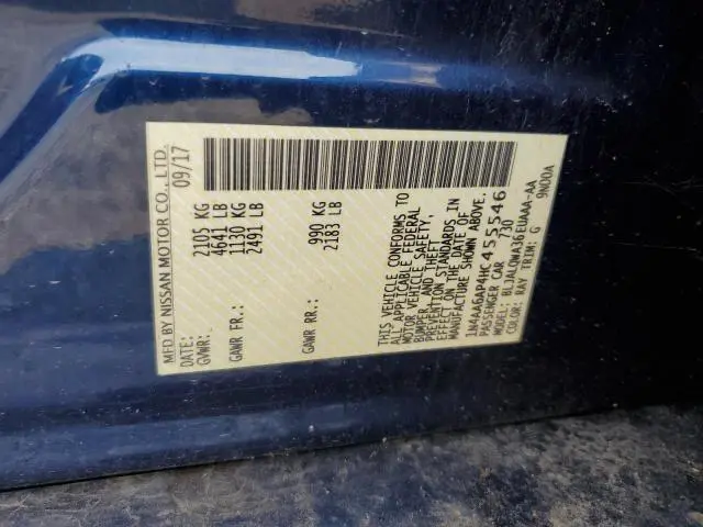 2017 NISSAN MAXIMA 3.5S  