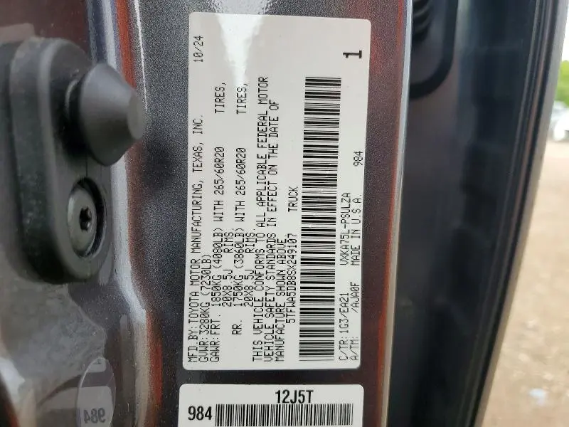 2025 TOYOTA TUNDRA LIMITED  