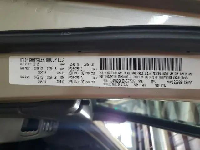 2011 JEEP LIBERTY SPORT  