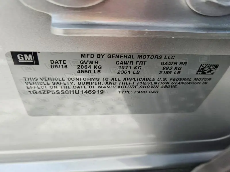 2017 BUICK LACROSSE ESSENCE  