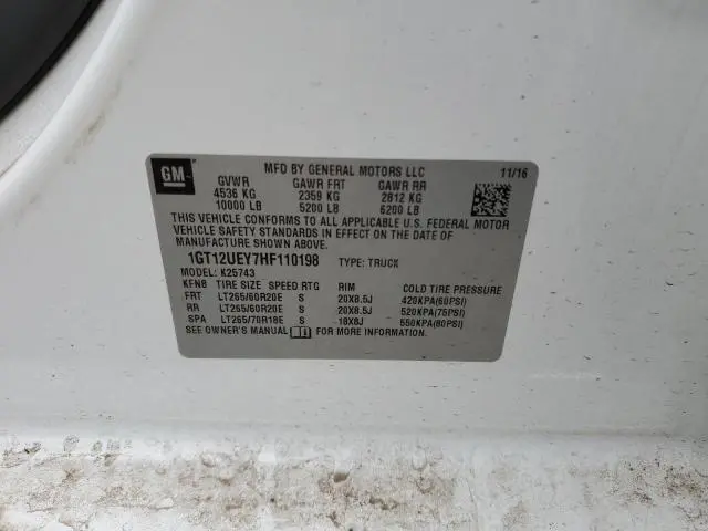 2017 GMC SIERRA K2500 DENALI  