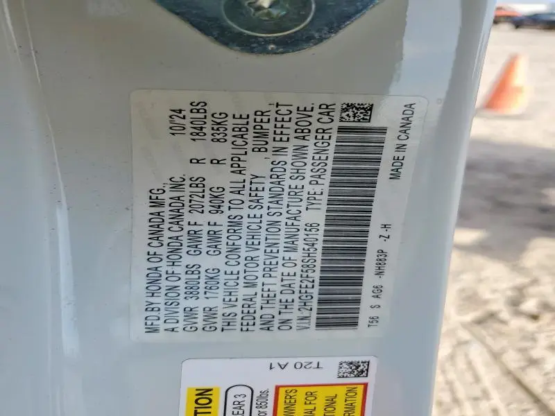 2025 HONDA CIVIC SPORT  