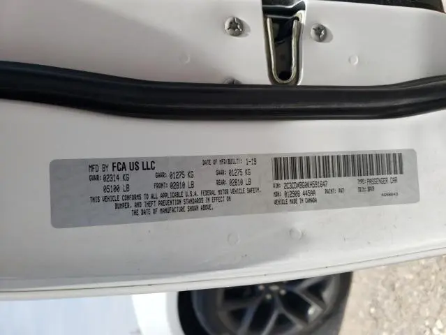2019 DODGE CHARGER SXT  