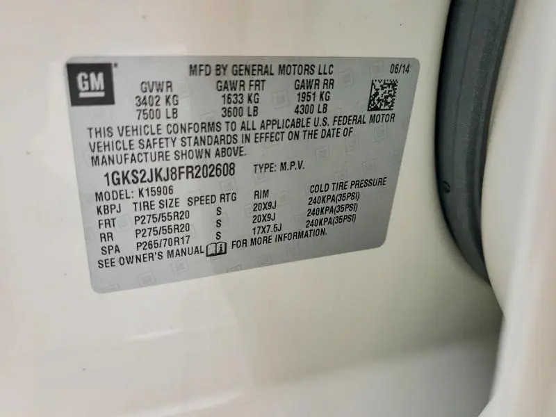 2015 GMC YUKON XL DENALI  