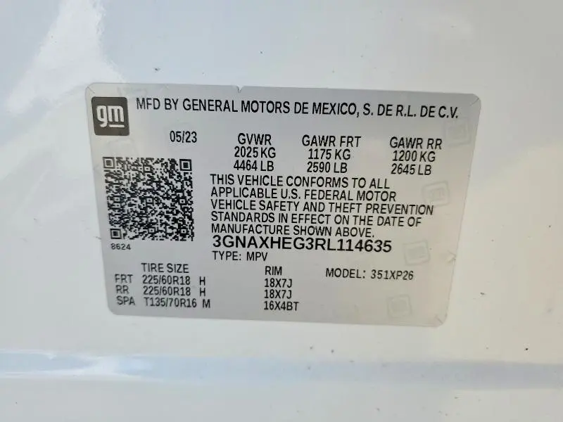 2024 CHEVROLET EQUINOX LS  
