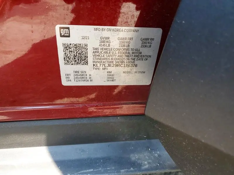 2024 CHEVROLET TRAX 2RS  