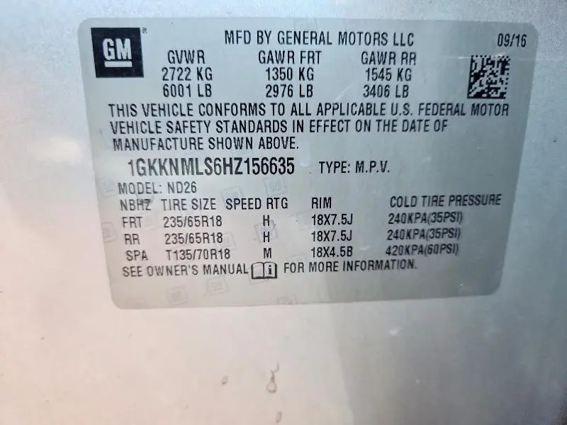 2017 GMC ACADIA SLT-1  