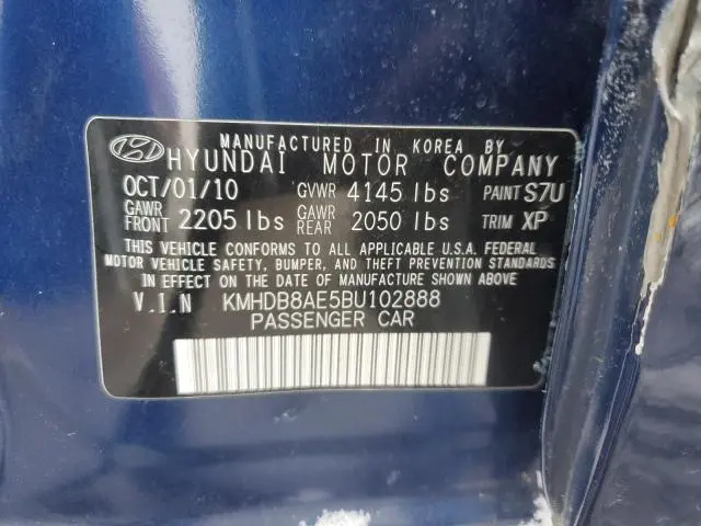 2011 HYUNDAI ELANTRA TOURING GLS  