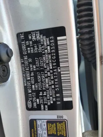 2012 KIA SORENTO BASE  