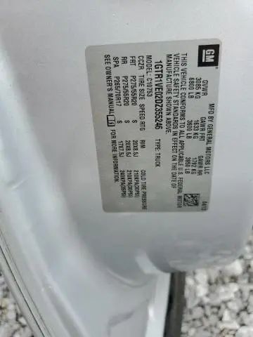 2013 GMC SIERRA C1500 SLE  