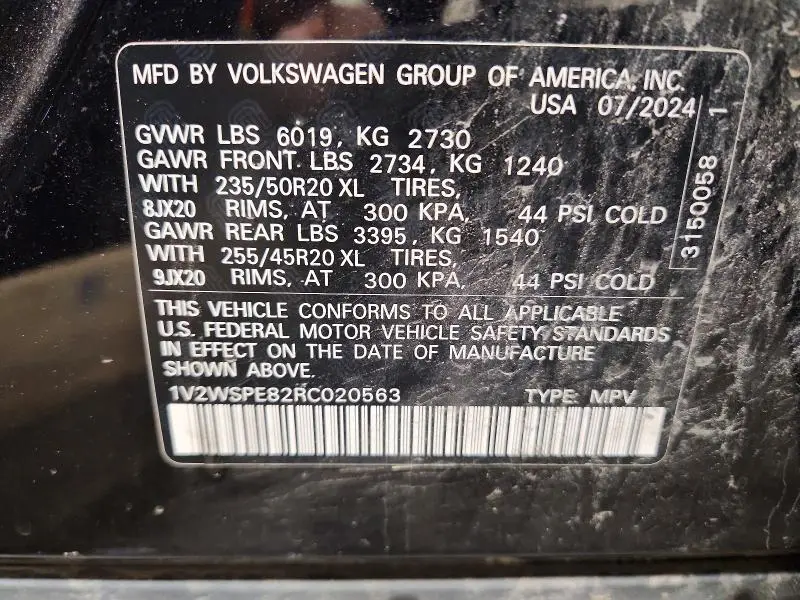 2024 VOLKSWAGEN ID.4 PRO S  