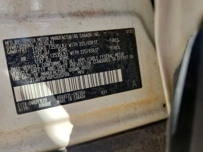 2023 TOYOTA RAV 4   