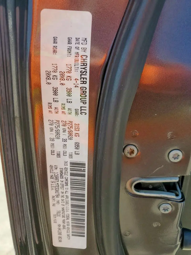 2014 RAM 1500 SLT