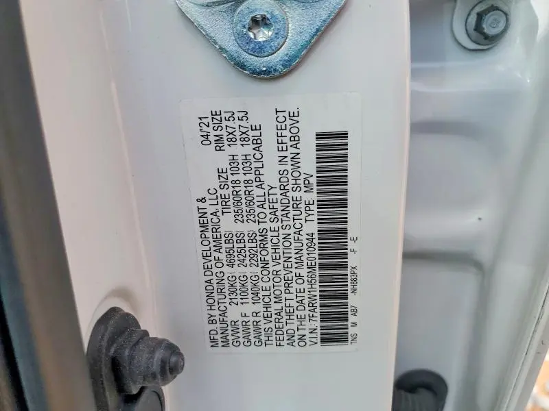 2021 HONDA CR-V EX  