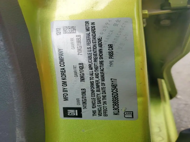 2013 CHEVROLET SPARK LS  