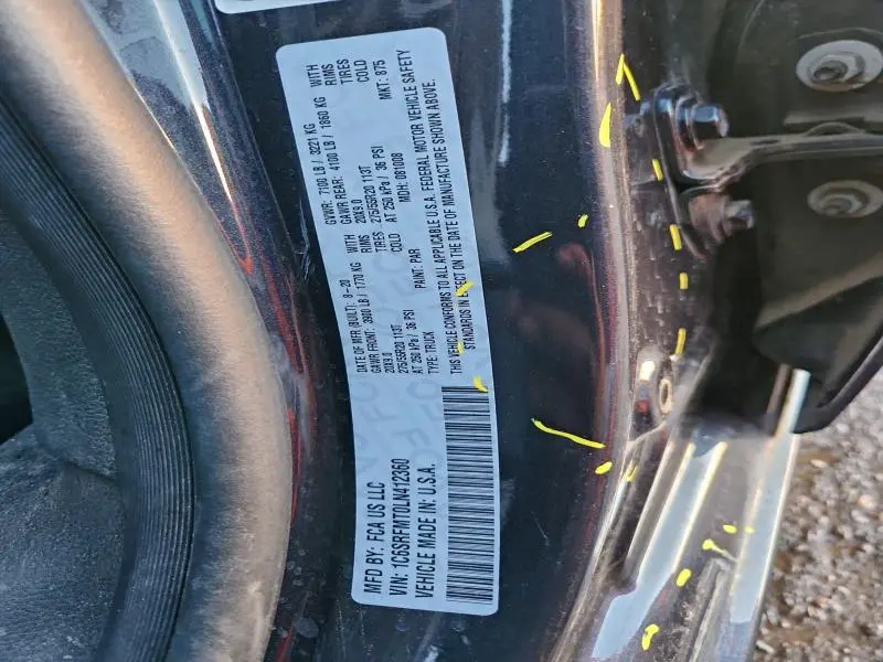 2020 RAM 1500 BIG HORN/LONE STAR  