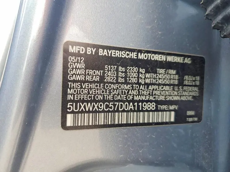 2013 BMW X3 XDRIVE28I  