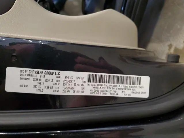 2014 CHRYSLER TOWN & COUNTRY TOURING L  
