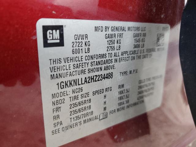 2017 GMC ACADIA SLE