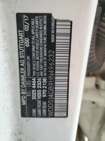 2017 MERCEDES-BENZ CLA 250 4MATIC  