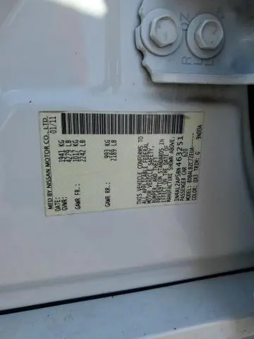 2011 NISSAN ALTIMA BASE  