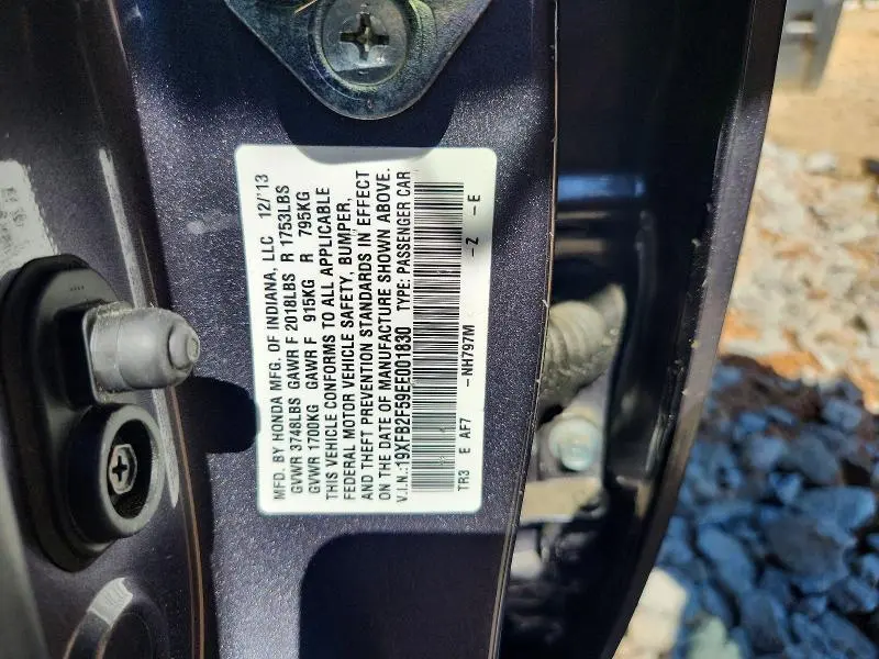 2014 HONDA CIVIC LX  