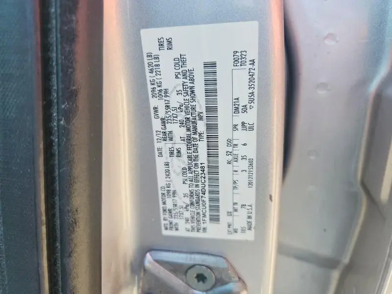 2013 FORD ESCAPE   