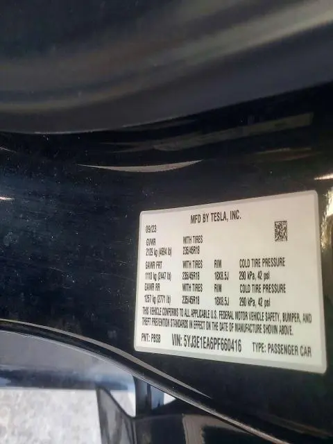 2023 TESLA MODEL 3   