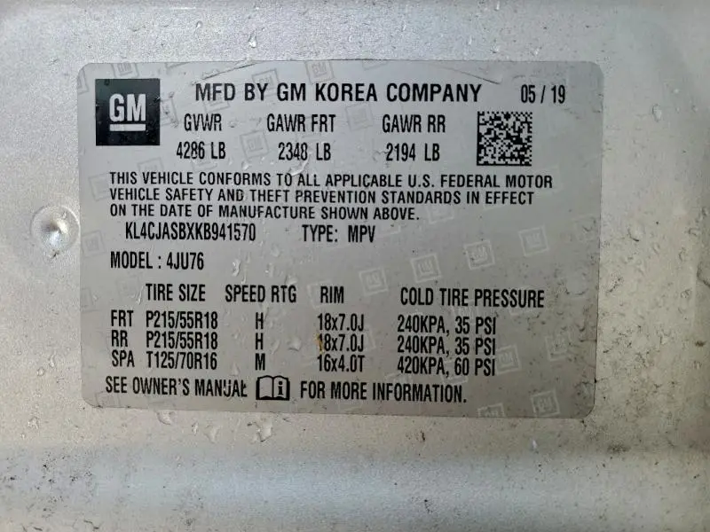 2019 BUICK ENCORE PREFERRED  