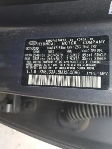 2021 HYUNDAI TUCSON LIMITED