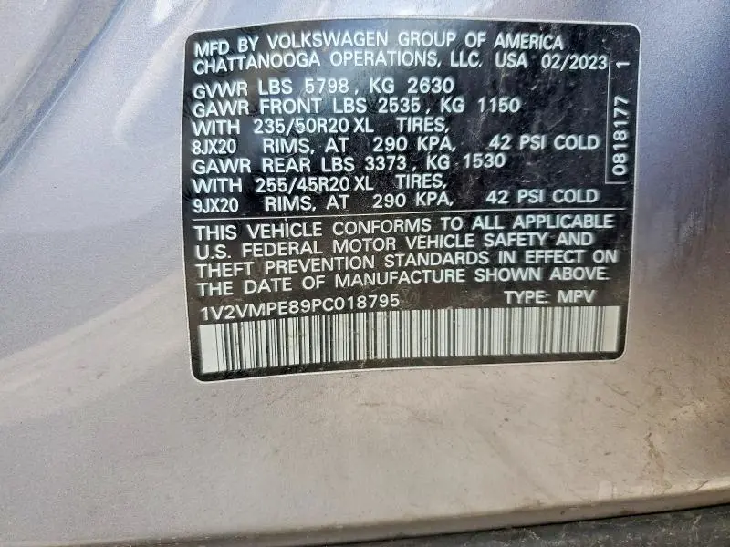2023 VOLKSWAGEN ID.4 PRO S  